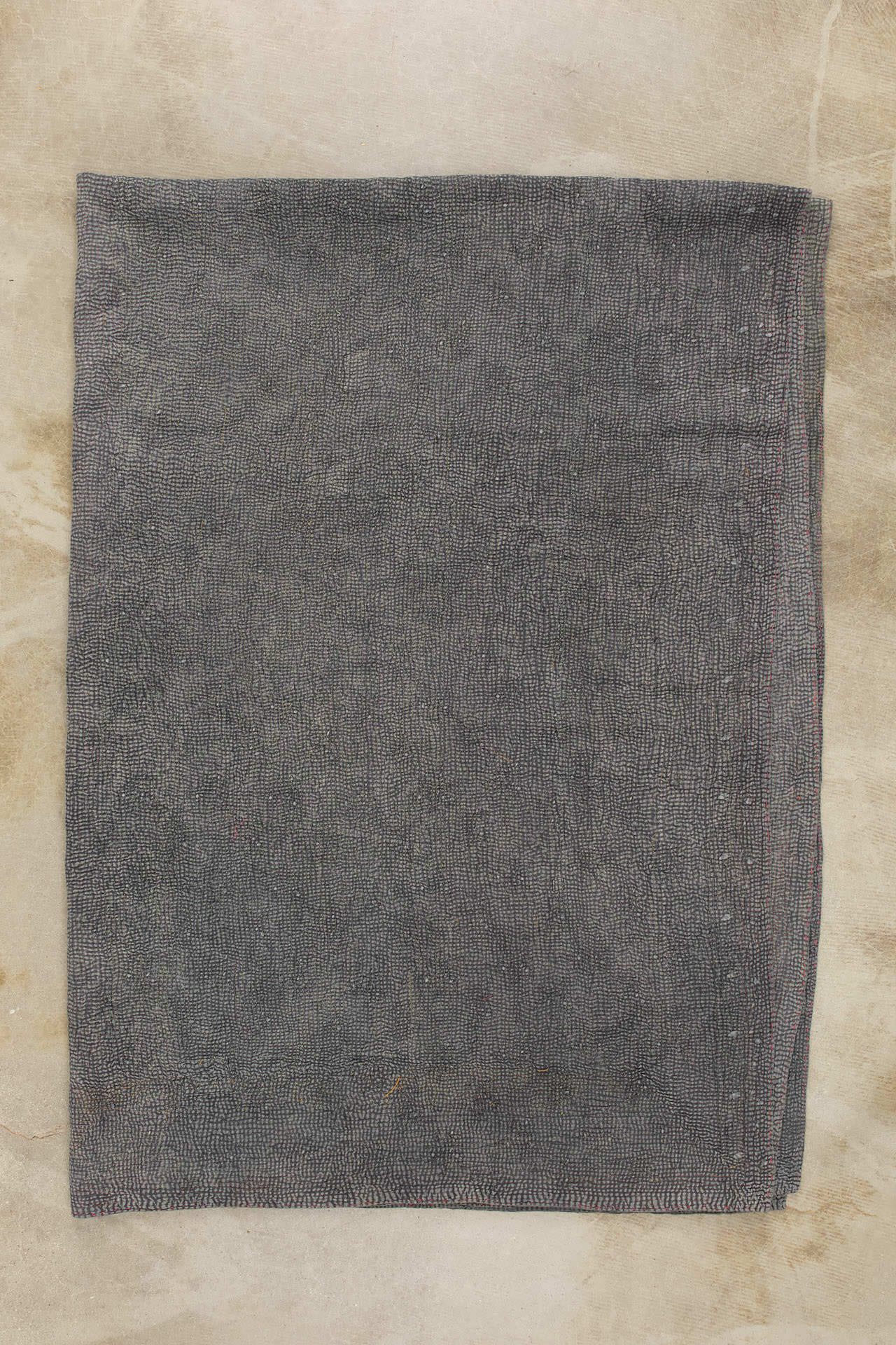 Aloka Home Bedding Kojo Vintage Coverlet Repurposed Textile / 89" L X 62" W