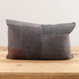 Aloka Home Pillows Love Mosaic Pillow Repurposed Textile / 14" L X 20" W