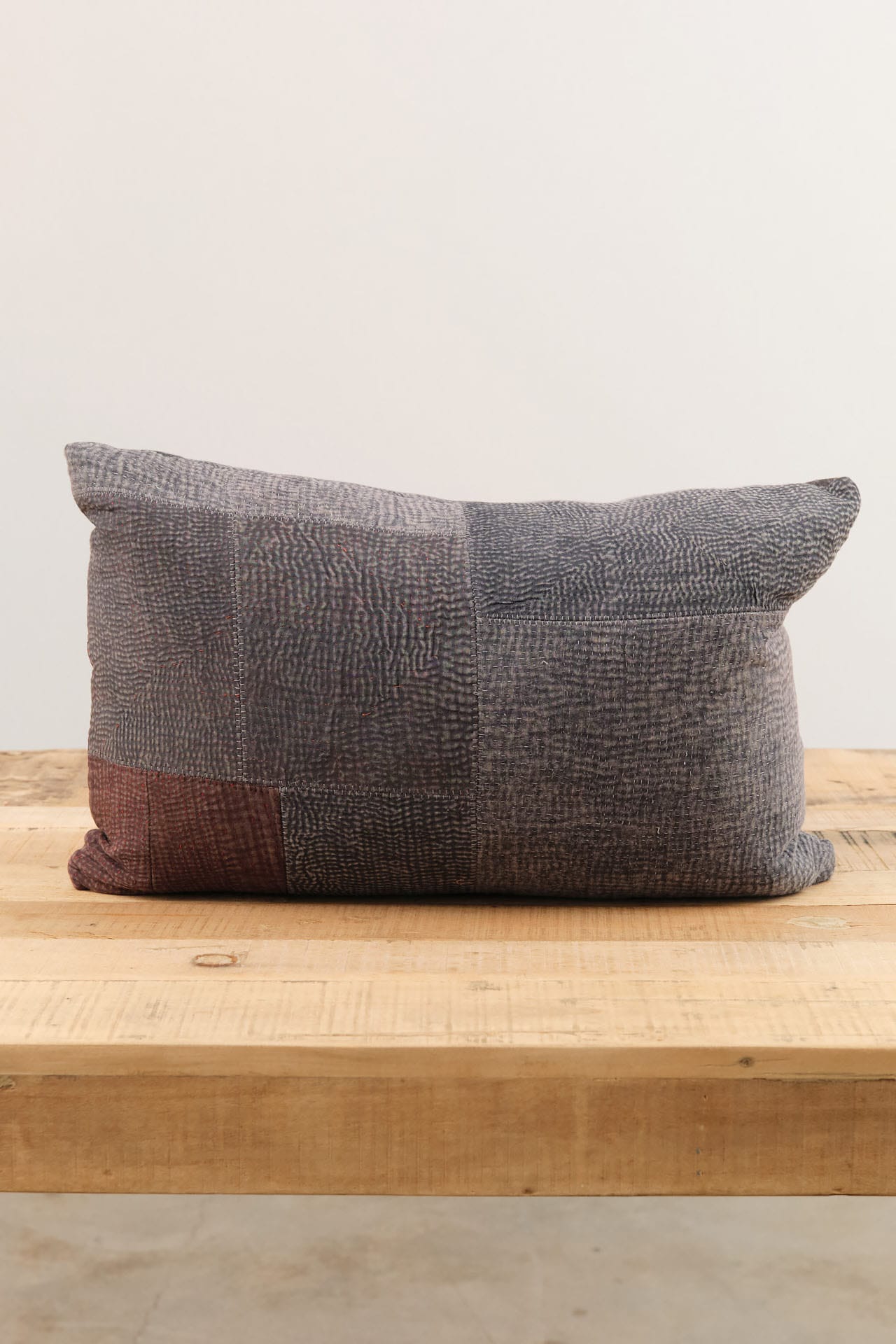 Aloka Home Pillows Love Mosaic Pillow Repurposed Textile / 14" L X 20" W