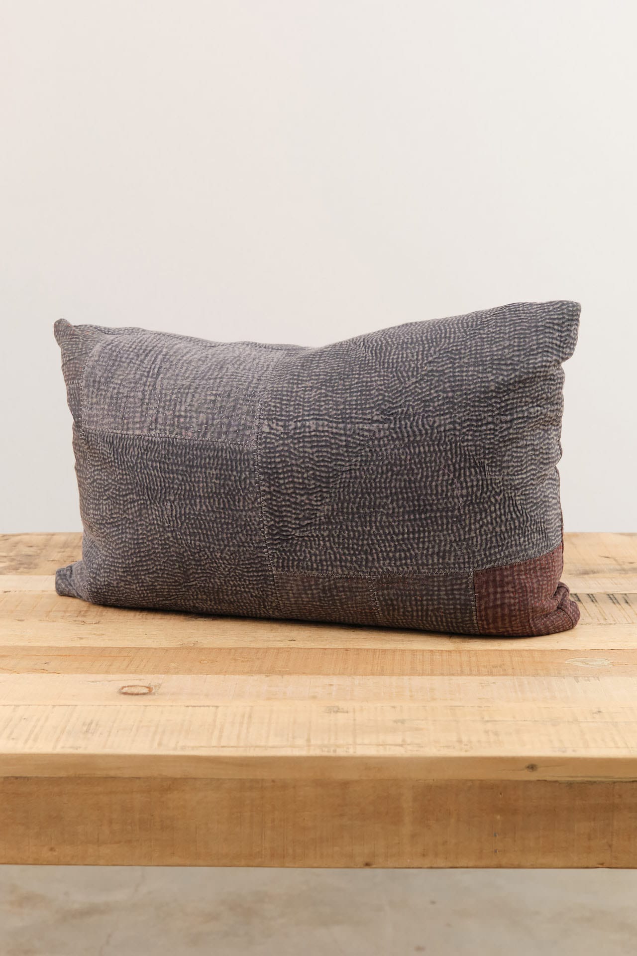 Aloka Home Pillows Love Mosaic Pillow Repurposed Textile / 14" L X 20" W
