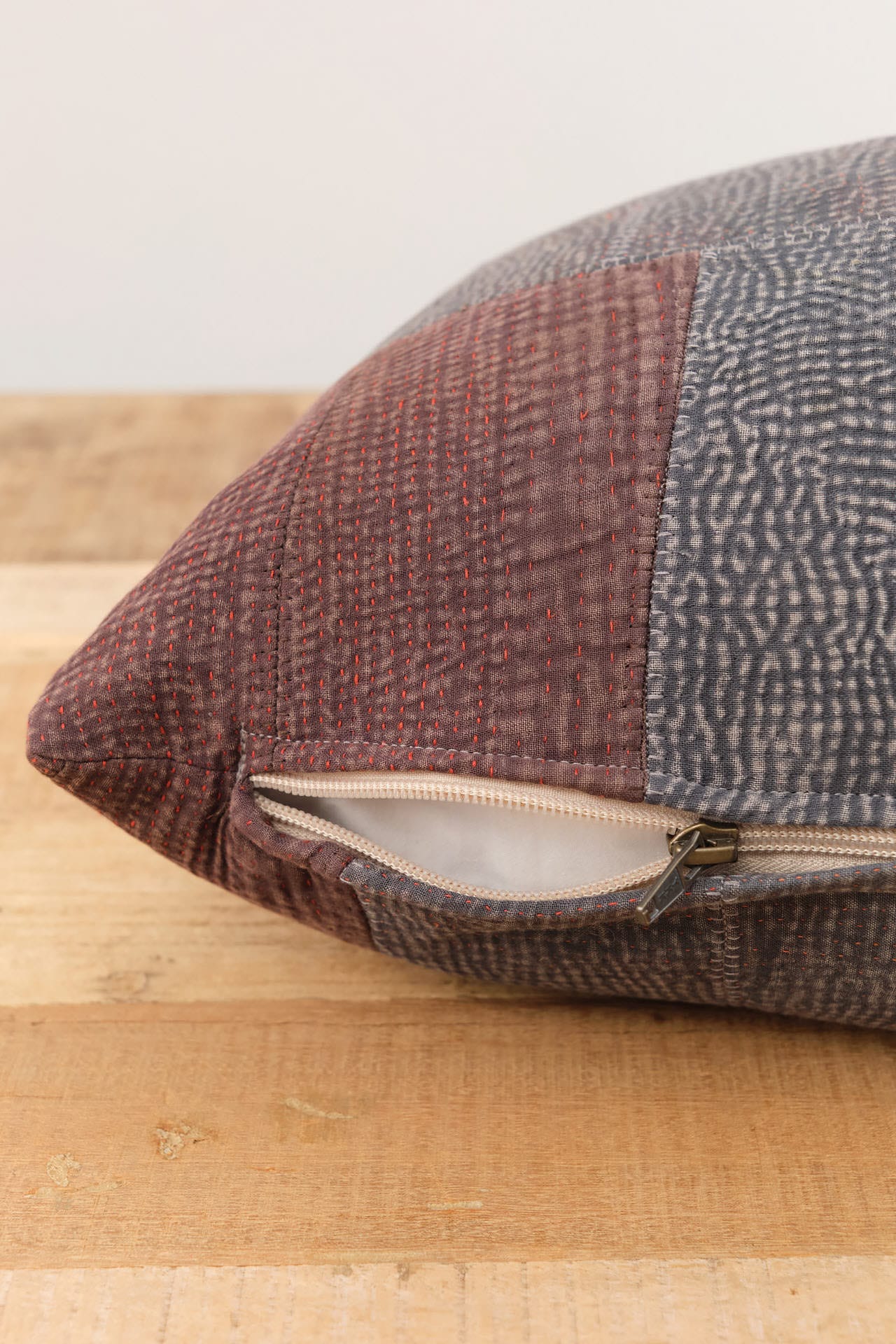 Aloka Home Pillows Love Mosaic Pillow Repurposed Textile / 14" L X 20" W