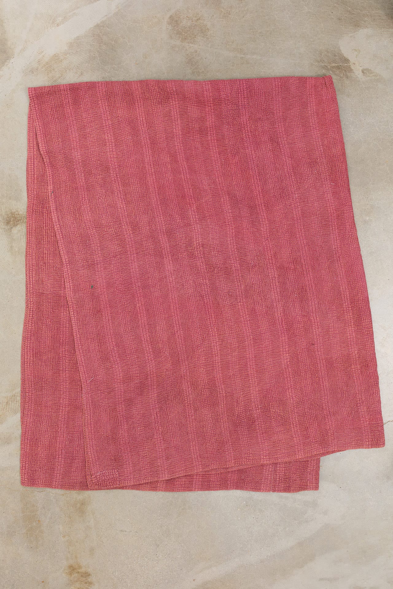 Aloka Home Bedding Mango Vintage Coverlet Repurposed Textile / 84" L X 64" W