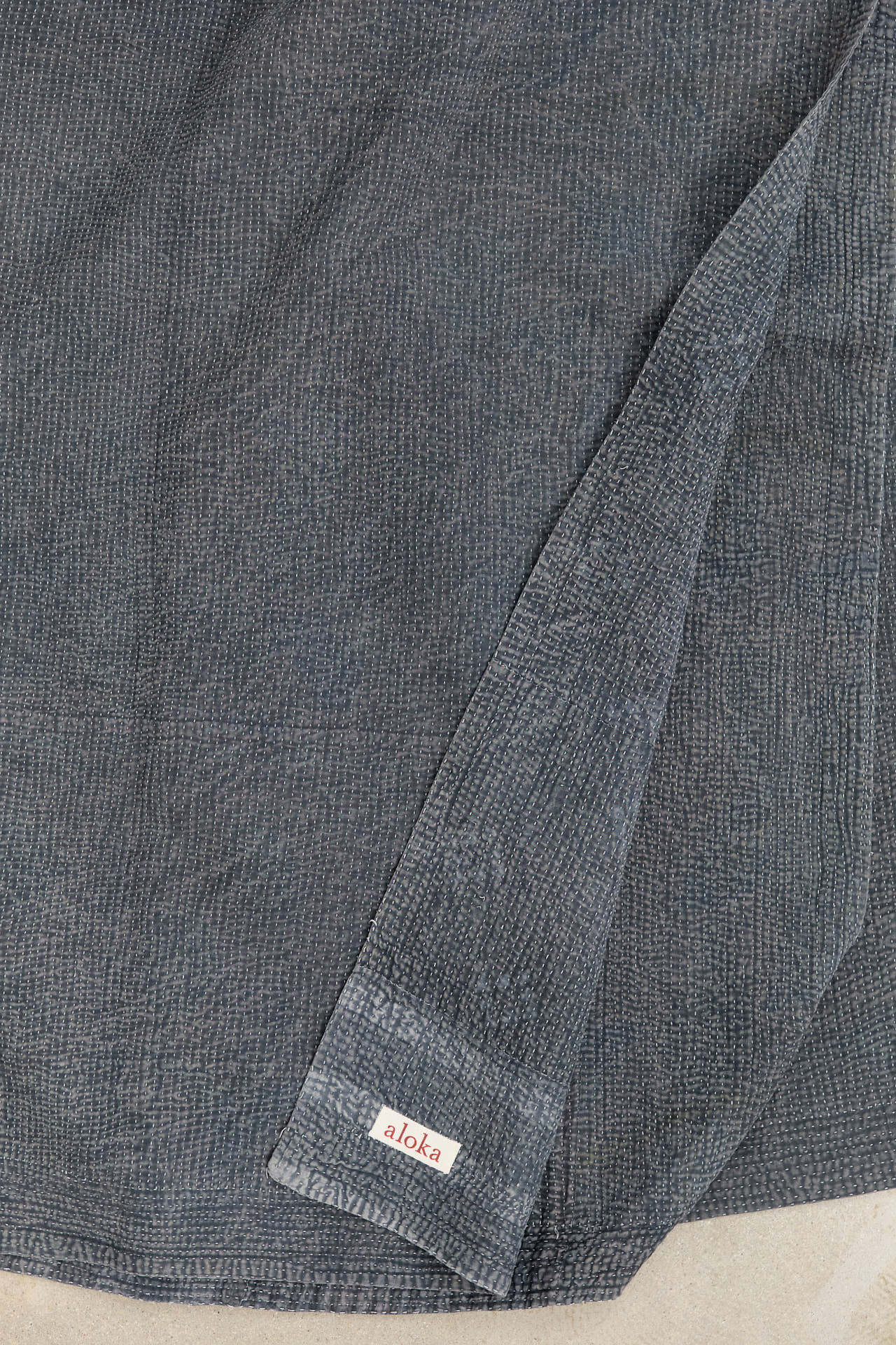 Aloka Home Bedding Mason Vintage Coverlet Repurposed Textile / 66" L X 87" W