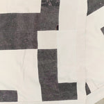 Aloka Home Bedding Mosaic Quilt #3 Repurposed Textile / 61" L X 81" W