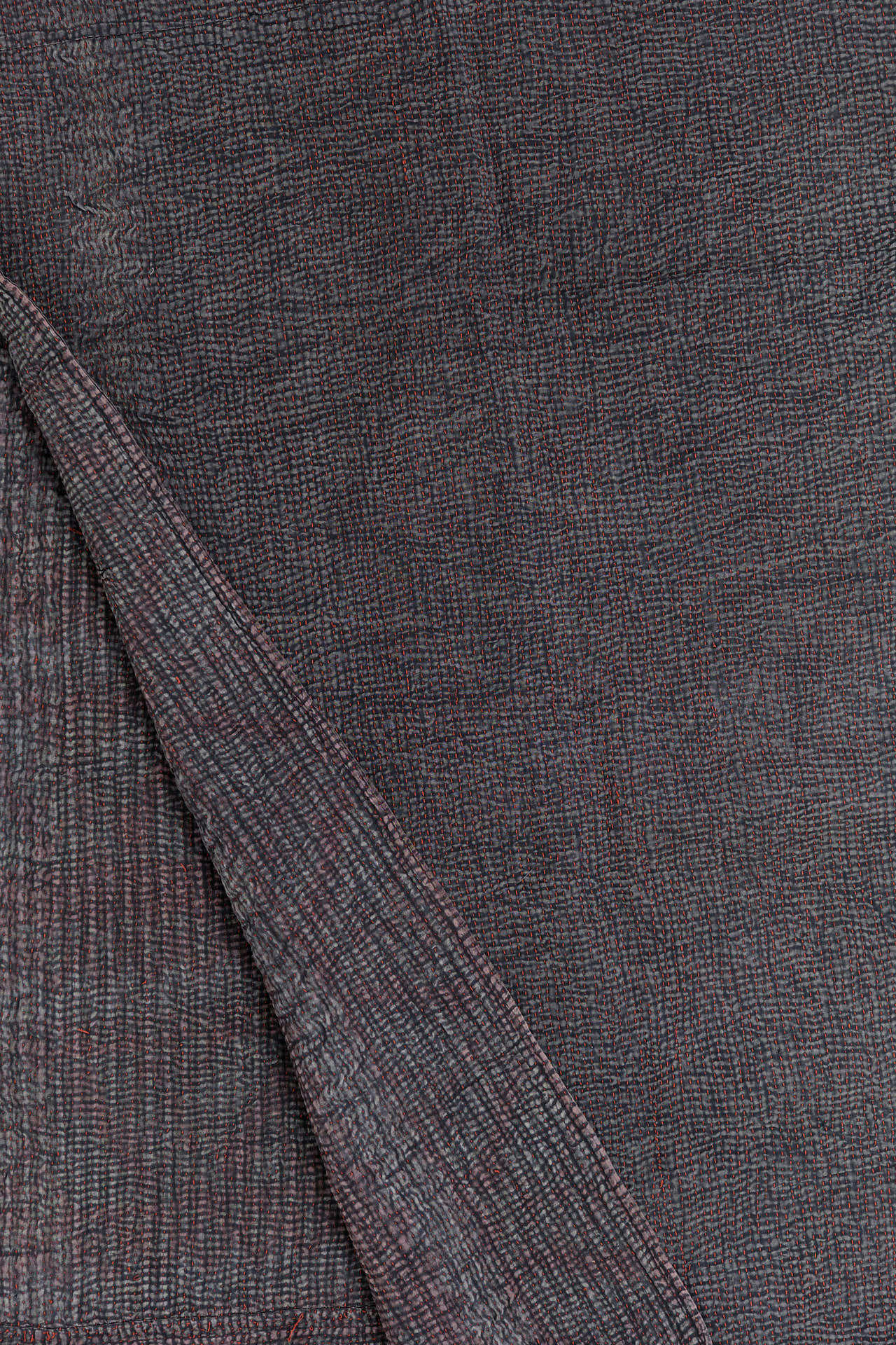 Aloka Home Bedding Sai Vintage Coverlet Repurposed Textile / 62" L X 90" W