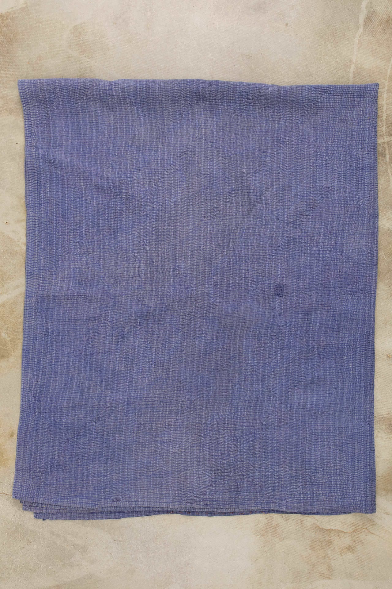 Aloka Home Bedding Samira Vintage Coverlet Repurposed Textile / 90" L X 73" W