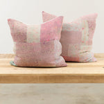 Aloka Home Pillows Seaglass Mosaic Pillow #2 Repurposed Textile / 20" L X 20" W