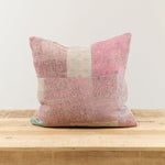 Aloka Home Pillows Seaglass Mosaic Pillow #2 Repurposed Textile / 20" L X 20" W