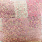 Aloka Home Pillows Seaglass Mosaic Pillow #2 Repurposed Textile / 20" L X 20" W