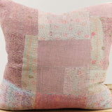 Aloka Home Pillows Seaglass Mosaic Pillow #5 Repurposed Textile / 22" L X 22" W