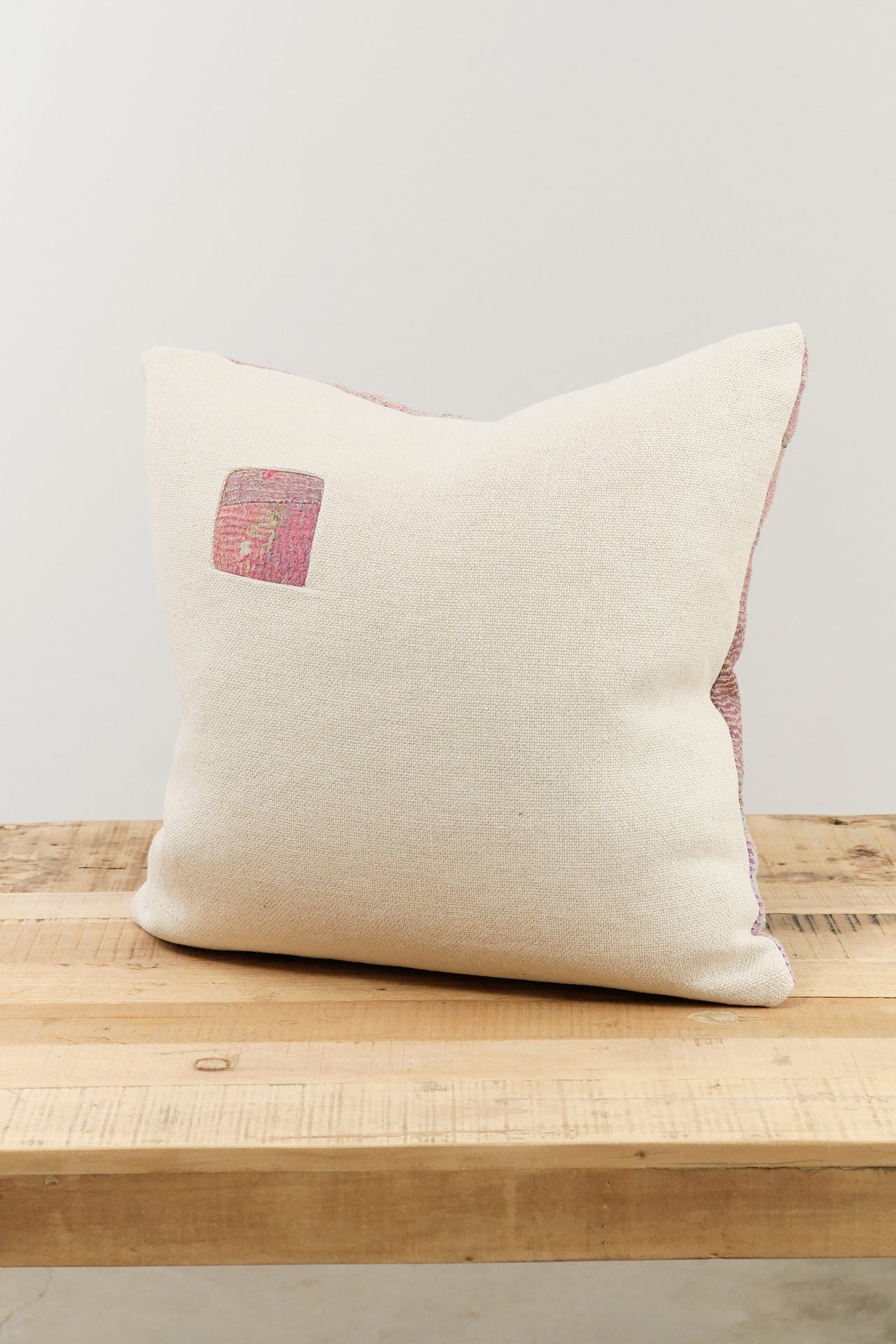 Aloka Home Pillows Seaglass Mosaic Pillow #5 Repurposed Textile / 22" L X 22" W