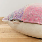 Aloka Home Pillows Seaglass Mosaic Pillow #5 Repurposed Textile / 22" L X 22" W