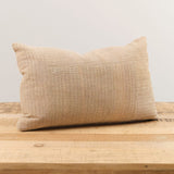 Aloka Home Pillows Wheat Mosaic Pillow #1 Repurposed Textile / 14" L X 20" W
