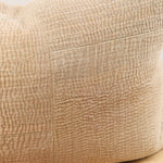 Aloka Home Pillows Wheat Mosaic Pillow #1 Repurposed Textile / 14" L X 20" W