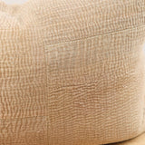 Aloka Home Pillows Wheat Mosaic Pillow #1 Repurposed Textile / 14" L X 20" W