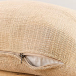 Aloka Home Pillows Wheat Mosaic Pillow #1 Repurposed Textile / 14" L X 20" W