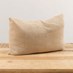 Aloka Home Pillows Wheat Mosaic Pillow #4 Repurposed Textile / 14" L X 20" W