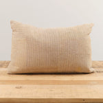 Aloka Home Pillows Wheat Mosaic Pillow #4 Repurposed Textile / 14" L X 20" W