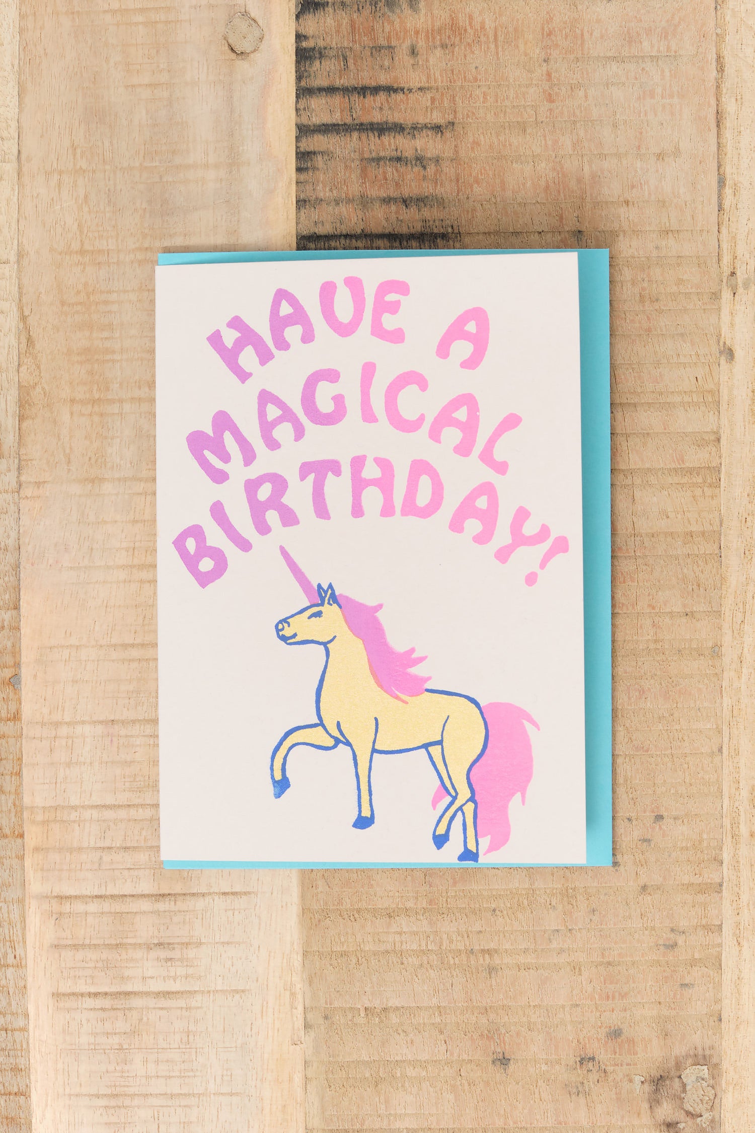 Alphabet Studios Craft Stationery Magical Birthday Greeting Card