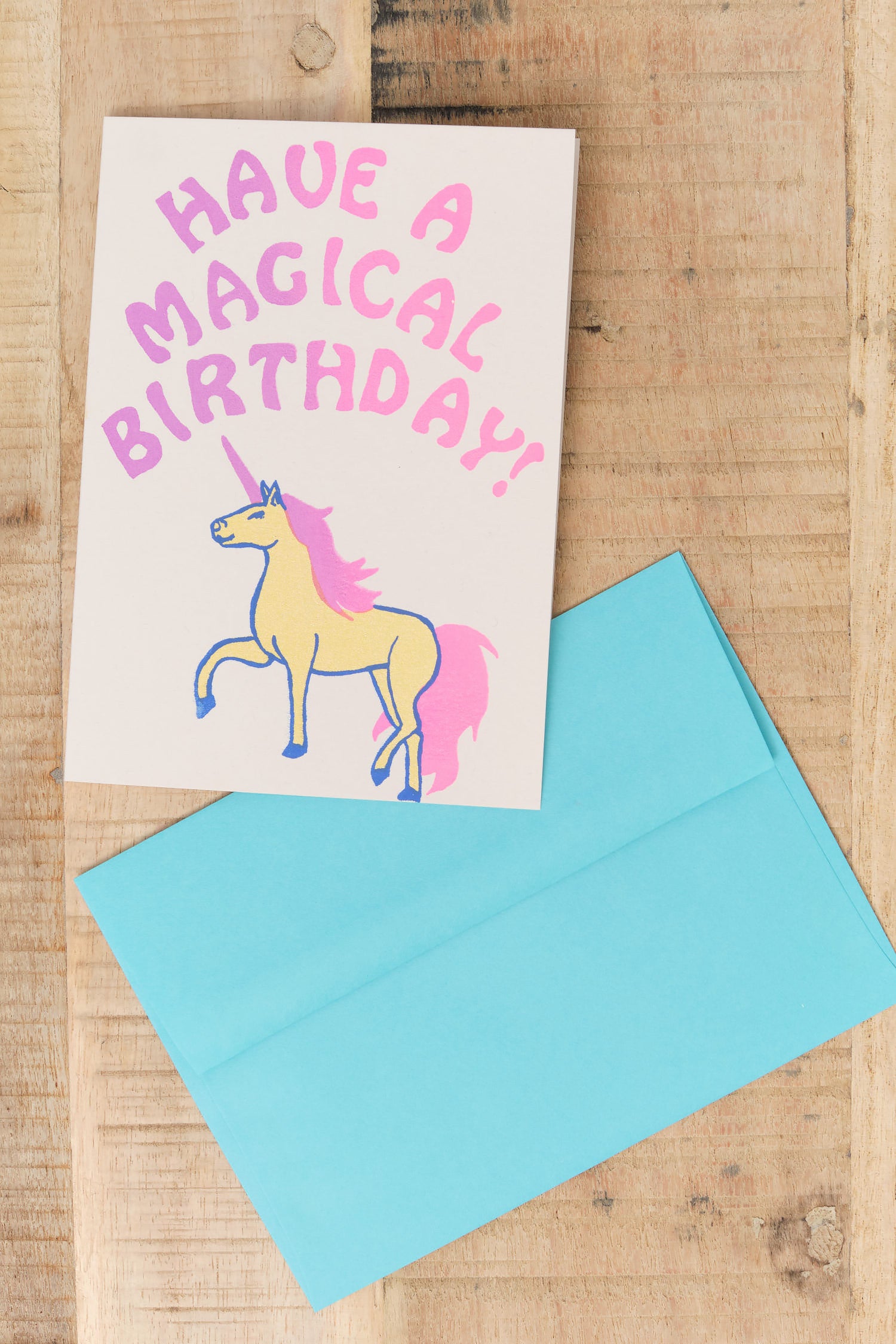 Alphabet Studios Craft Stationery Magical Birthday Greeting Card