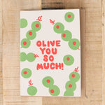 Alphabet Studios Olive You Greeting Card