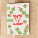 Alphabet Studios Olive You Greeting Card