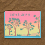 Joshua Tree Birthday Greeting Card