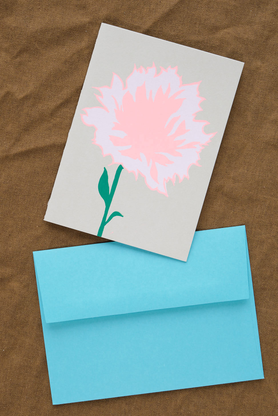 Peony Greeting Card with envelope