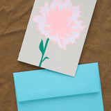 Peony Greeting Card with envelope