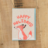 Alphabet Studios Craft Stationery Happy Holidays Fox Greeting Card