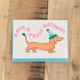 Alphabet Studios Craft Stationery Have A Yappy Birthday Greeting Card
