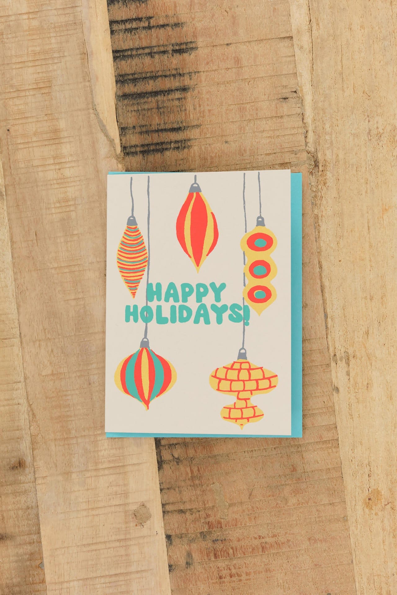 Alphabet Studios Craft Stationery Holiday Ornaments Greeting Card