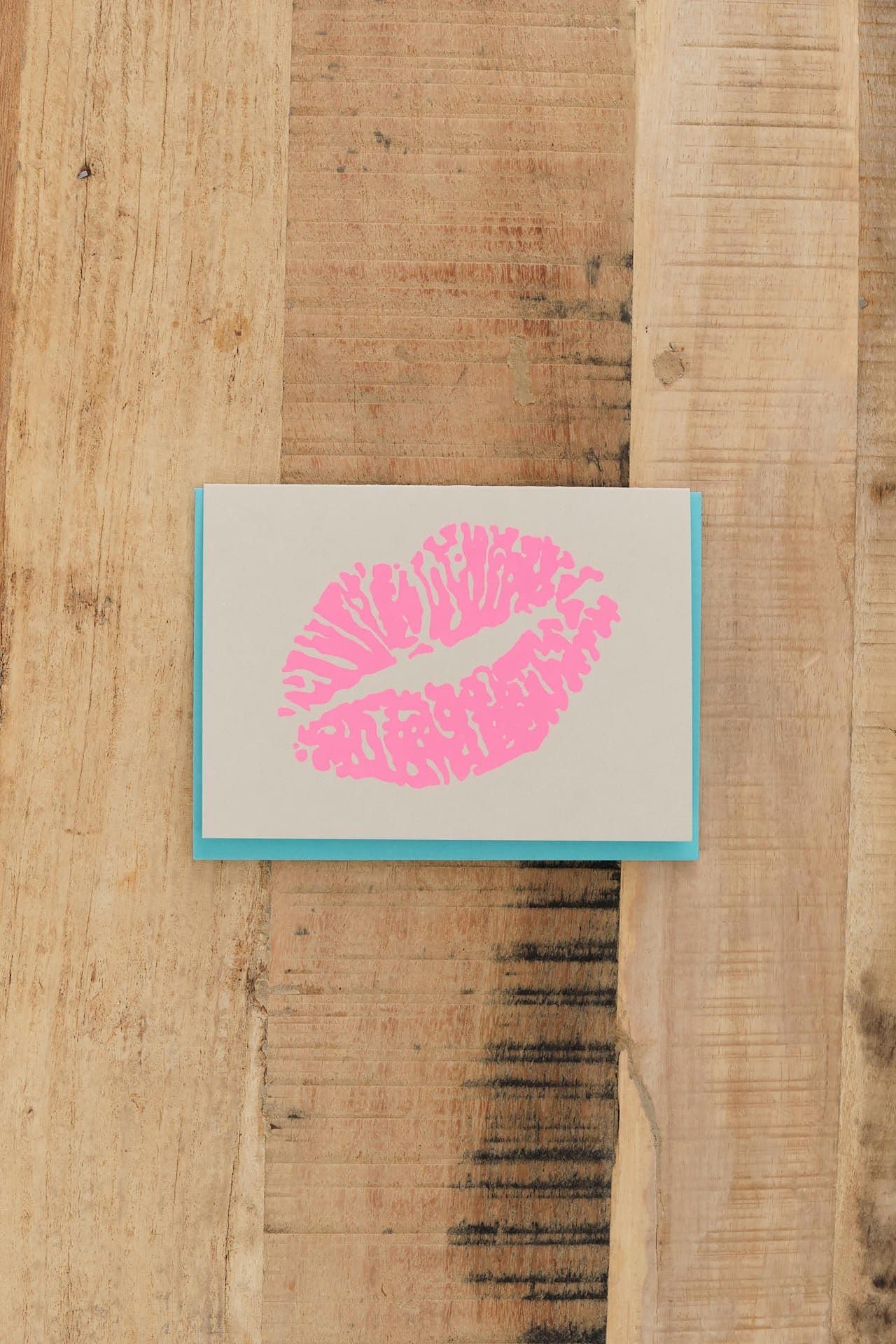 Alphabet Studios Craft Stationery Lips Greeting Card
