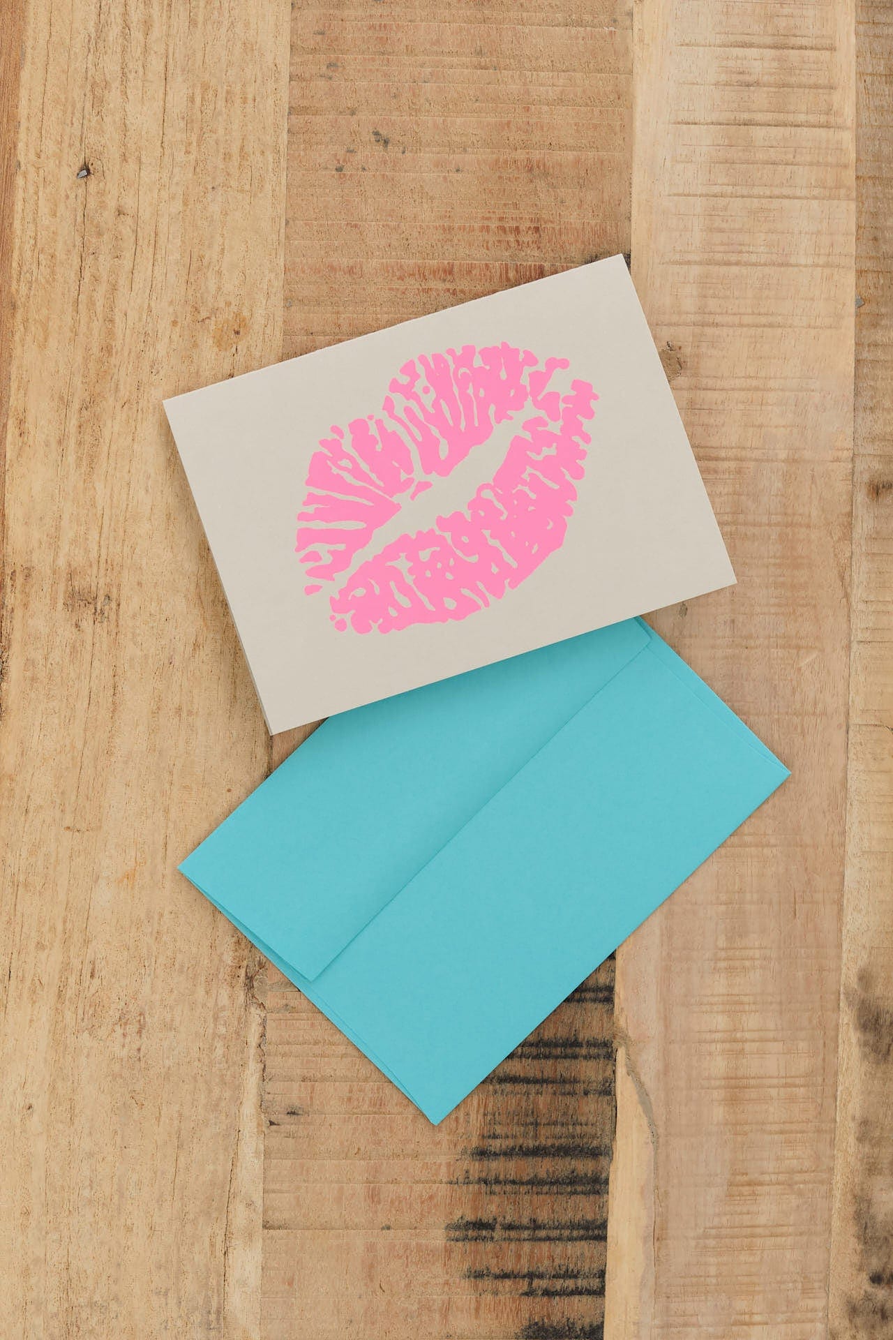 Alphabet Studios Craft Stationery Lips Greeting Card