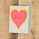 Alphabet Studios Craft Stationery Mom Heart Shadow Greeting Card