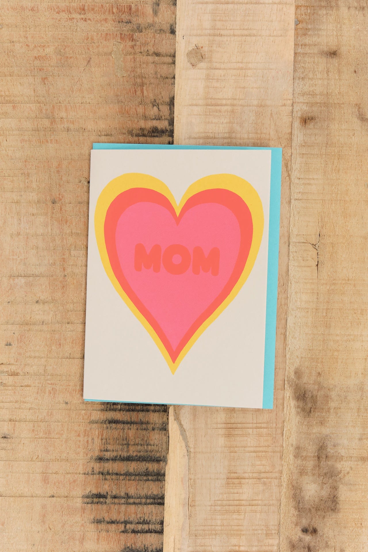 Alphabet Studios Craft Stationery Mom Heart Shadow Greeting Card