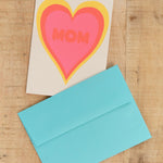 Alphabet Studios Craft Stationery Mom Heart Shadow Greeting Card
