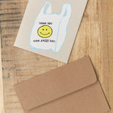 Thank You Bag Greeting Card by Alphabet Studios