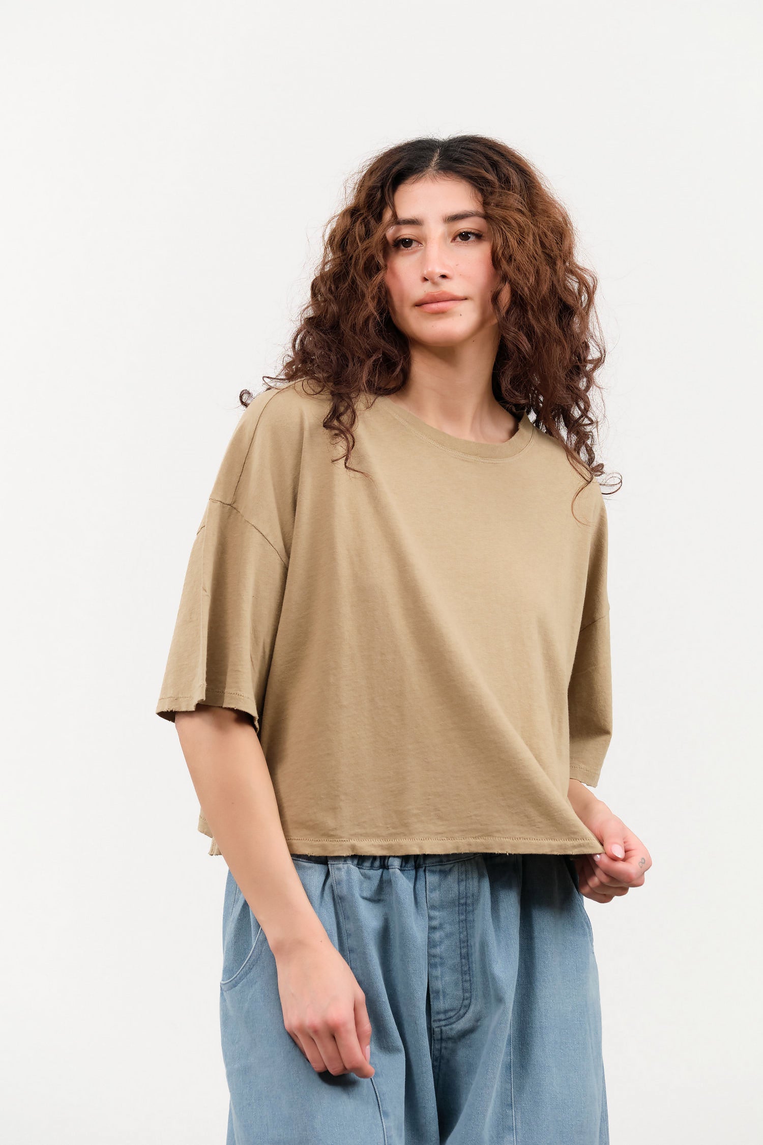 Amo Denim Adore Tee in Sand