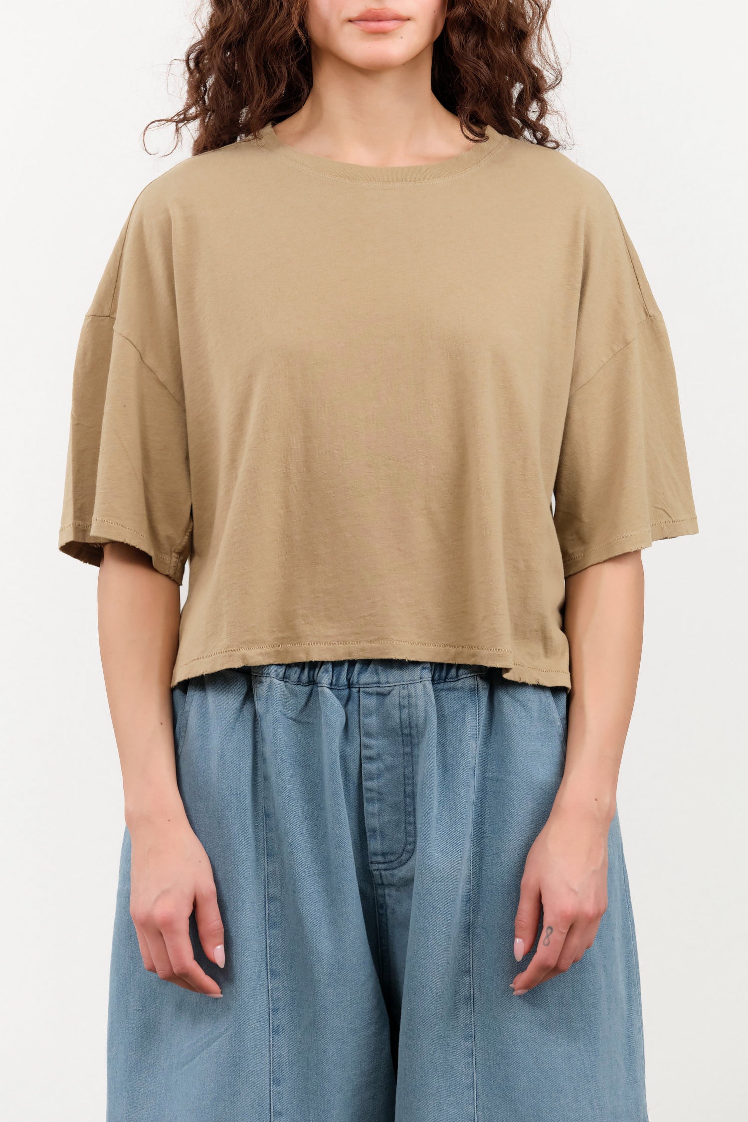 Adore Tee by Amo Denim in Sand