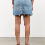 Sweetheart Blue Short Jean Alexis Skirt by Amo Denim Designer Brand 