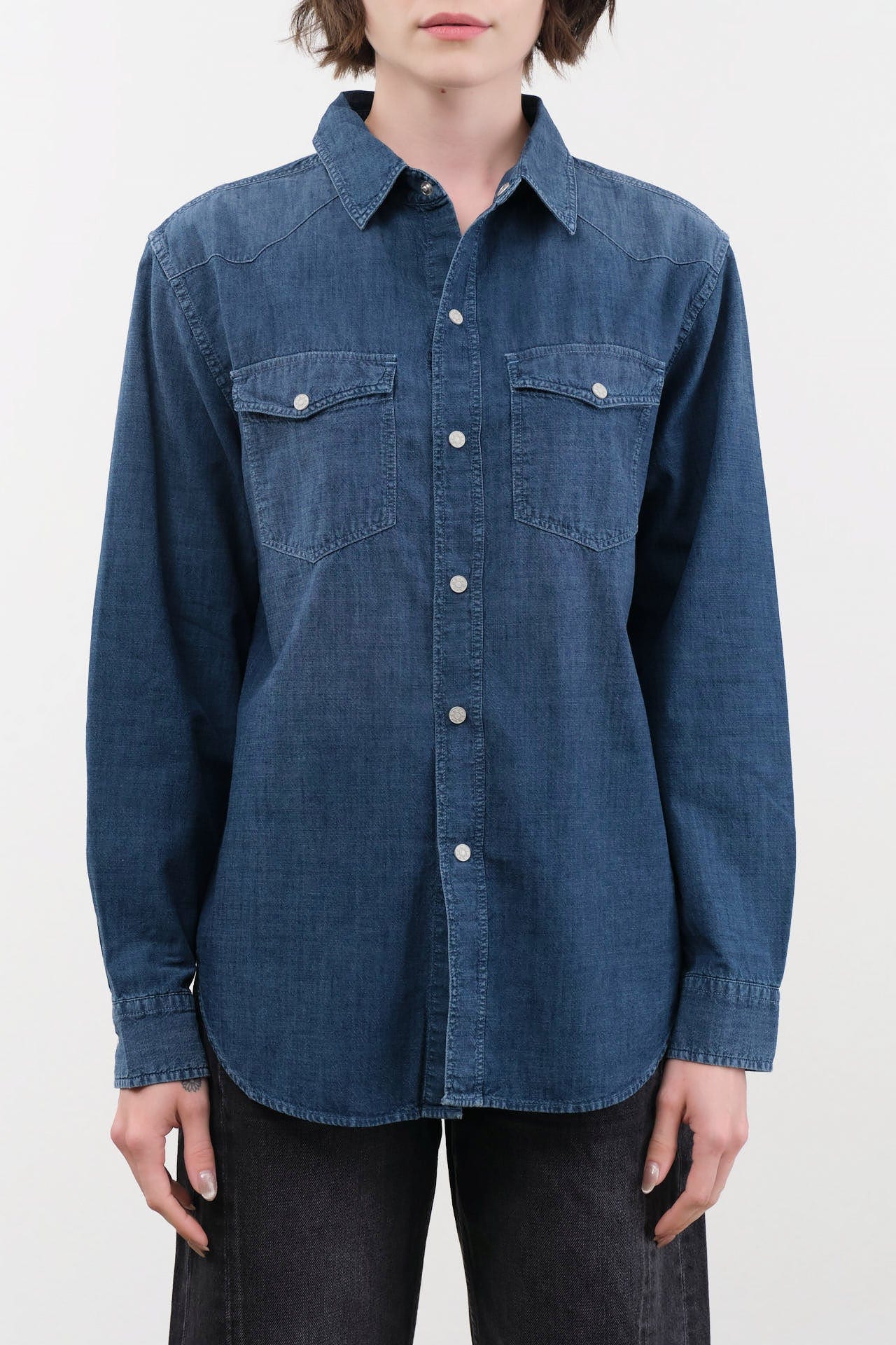 Amo Denim Apparel Womens Blouses Angela Shirt