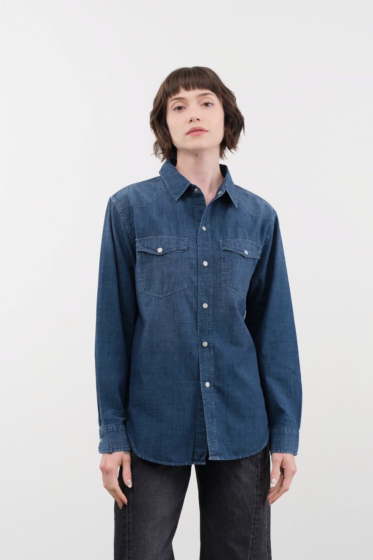 Amo Denim Apparel Womens Blouses Angela Shirt