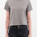 Amo Denim Apparel Womens Tees Babe Tee in Heather Grey