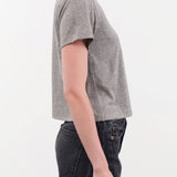 Amo Denim Apparel Womens Tees Babe Tee in Heather Grey