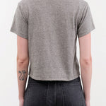 Amo Denim Apparel Womens Tees Babe Tee in Heather Grey
