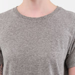Amo Denim Apparel Womens Tees Babe Tee in Heather Grey