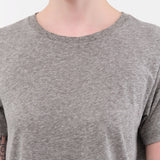 Amo Denim Apparel Womens Tees Babe Tee in Heather Grey