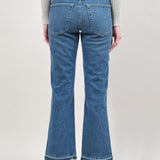 Back of Bella Crop Jean in Crush