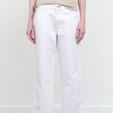 Front view of Billie Jean by Amo Denim in White Alabaster